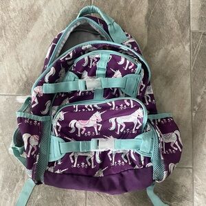 Pottery Barn Kids Unicorn Backpack - Purple and Teal